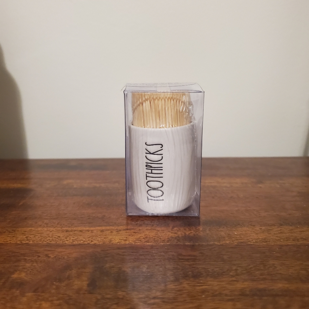 Rae dunn toothpicks holder